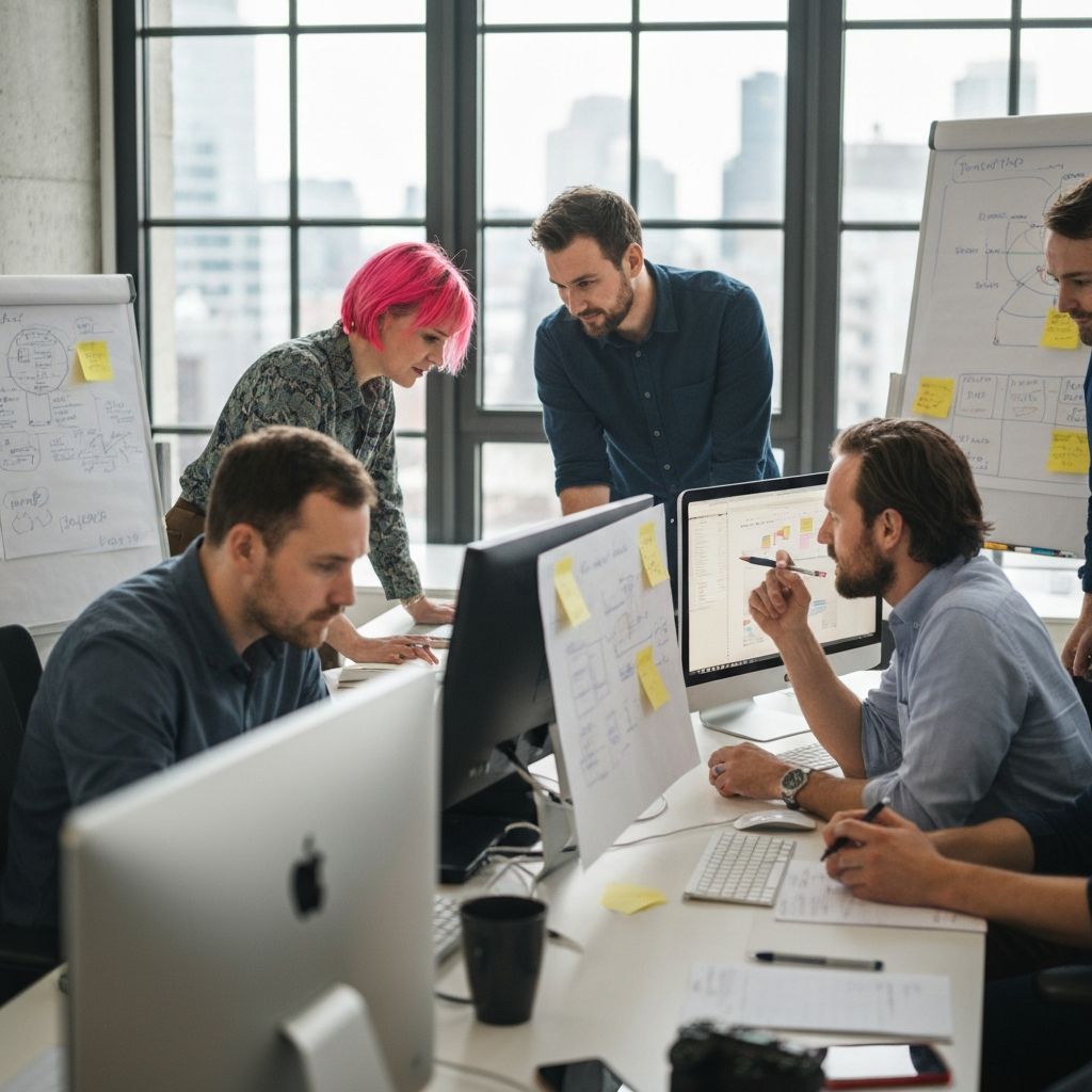 Team collaborating using Botely Platform tools